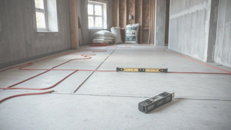 Jaka powinna być maksymalna grubość wylewki na ogrzewaniu podłogowym?