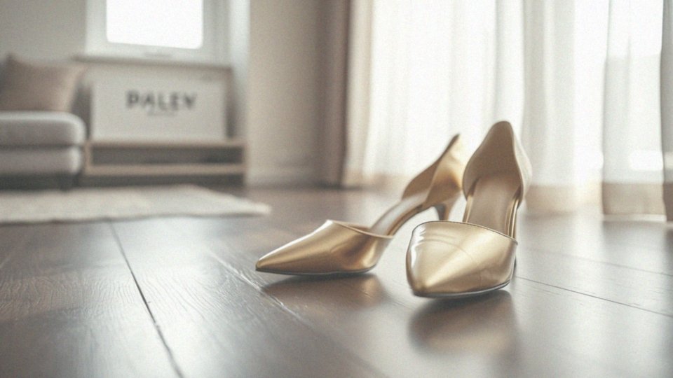 Dlaczego złote buty dodają elegancji stylizacji?