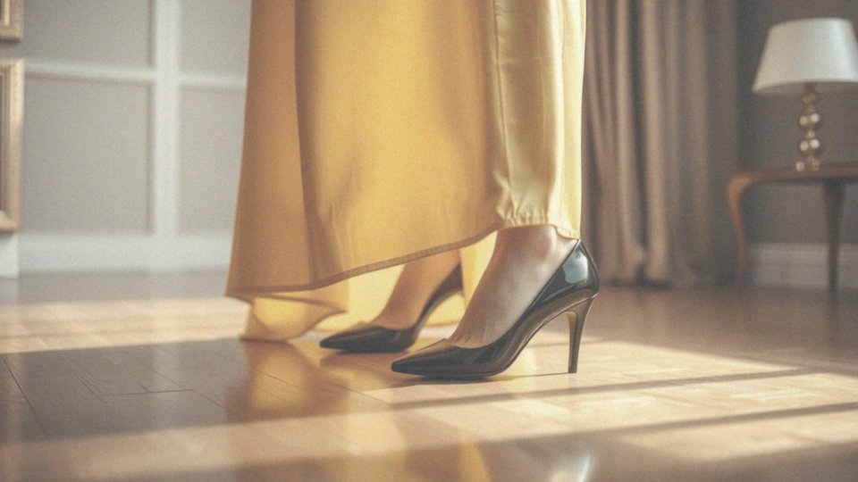 Dlaczego warto wybierać eleganckie buty do złotej sukienki?