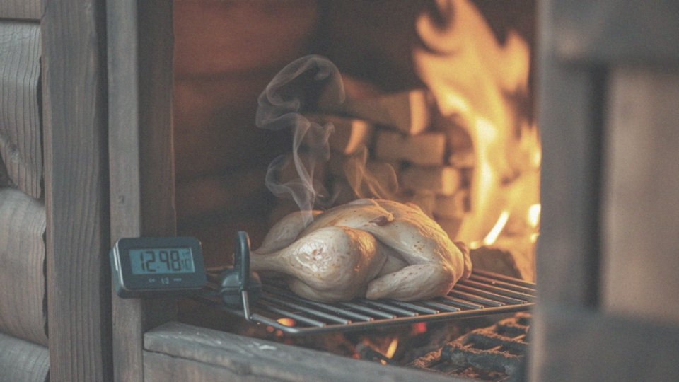Jak kontrolować temperaturę podczas wędzenia kurczaka bez parzenia?