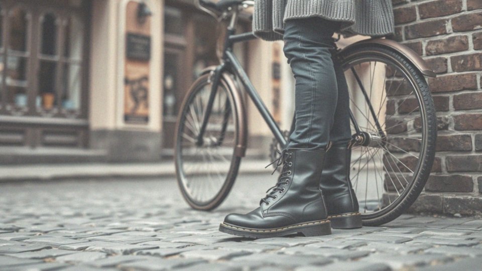 Jakie są najpopularniejsze stylizacje z martensami 1460 damskimi?