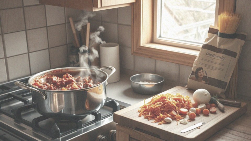 Jak zrobić domowe spaghetti z sosem pomidorowym à la bolognese?